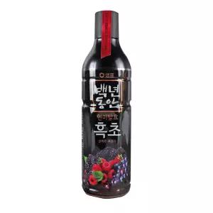 샘표 백년동안 산머루복분자 흑초 900ml