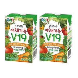 정식품 건강담은 야채가득 V19 145ml x 48팩