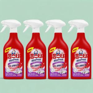 홈스타 맥스프레쉬 뿌리는 곰팡이 싹 곰팡이 제거제 500ml 4개