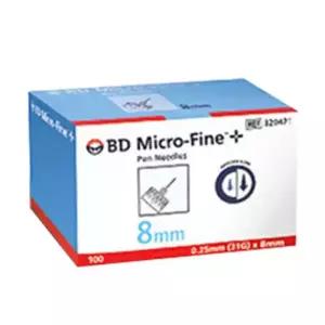 BD 인슐린펜니들 31G 8mm 멸균주사침 100개입