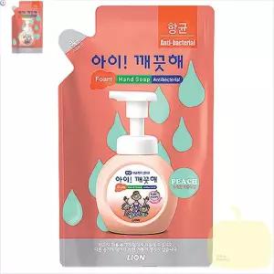 BP 아이깨끗해 리필 200ml 복숭아 거품비누 유아핸드워시