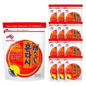 [아지노모도] 혼다시 감칠맛 조미료 1박스 (1kg X 12개입)