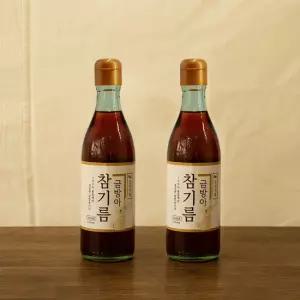 저온압착통깨 100% 고소한 참기름 350ml+350ml