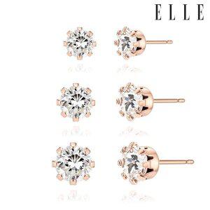 [엘르주얼리] 스와로브스키 14K 귀걸이(gold filled) ELGPEE470