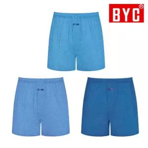 BYC 모시박서 남성 트렁크 3매입 여름팬티 박스타입 ECF3054