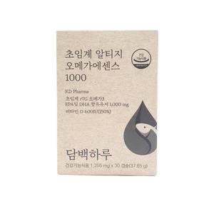 담백하루 오메가3 1000 초임계알티지 오메가 에센스 30정 1박스