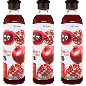청정원 홍초 석류 900ml 3개