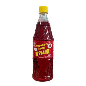 오뚜기 오쉐프 딸기시럽 1kg 2개