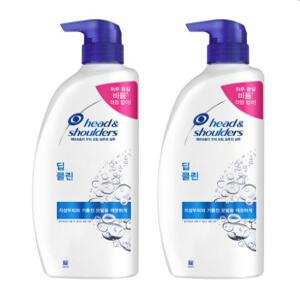 비듬 두피 각질 케어 헤드앤숄더 딥 클린 쿨샴푸 850ml 2개