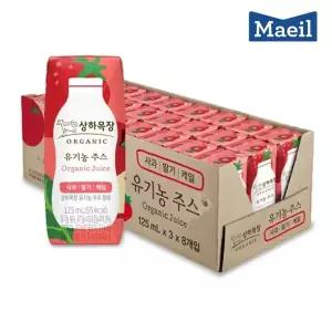 [매일][매일유업] 상하목장 유기농 주스 사과딸기케일 125ml 24팩