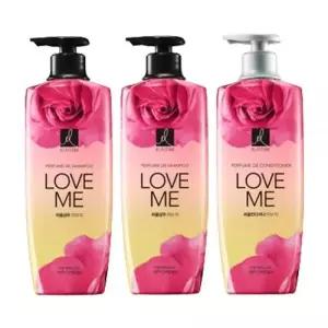 엘라스틴 퍼퓸 러브미 샴푸 600ml 2개 + 컨디셔너 1개
