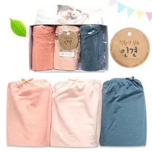 여아 속바지세트 new 아띠인견여아사각팬티 3매 드로즈