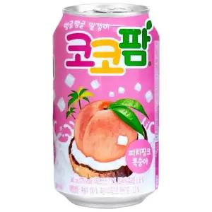 해태 코코팜 피치핑크 340ml 24캔/편의점/음료수/캔/음료/과일/가게/쥬스/간편/과즙/달콤한/맛있는/주스