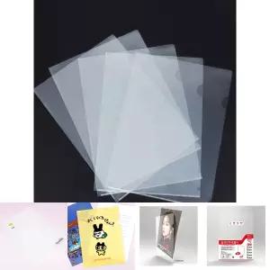 L자형 투명 A4파일 홀더 30P LMCF-0095/L자파일/L자화일/파일/문서/보관/정리/서류/A4/케이스/사무용품