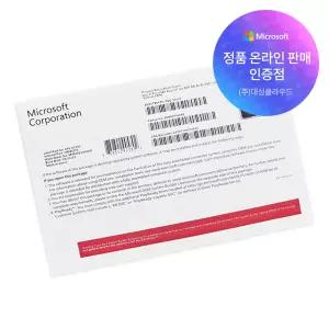 한국정품인증점 Windows 11 Pro 64bit DSP 한글 CD 설치 제품키 COEM MS 윈도우 11 프로