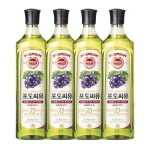 사조 포도씨유 900mL x 4개