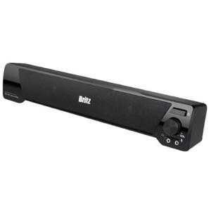 브리츠 사운드 입체 USB 전원 2채널 사운드바 스피커_블랙