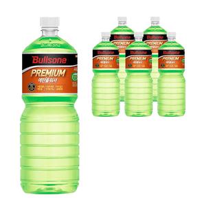 불스원 레인OK 프리미엄 에탄올 워셔액 1800ml×6개 높은세정력