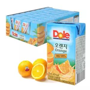 Dole 오렌지 주스 120ml X 32팩/음료/음료수/과일/과채/오렌지/쥬스/주스/팩음료