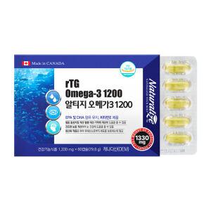 알티지오메가3 epa dha rtg 혈행건강 수험생 60캡슐 선물