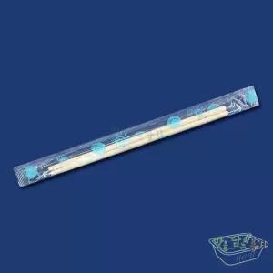 스마일 둥근 대나무젓가락 175mm OPP 비닐포장 - 1000개 일회용젓가락 배달용품 포장용품