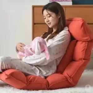 1인용 각도조절 안락 좌식소파 스툴 세트 접이식쇼파 의자 수유