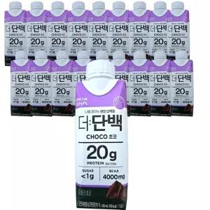빙그레 더단백 드링크 초코 250ml 18개 단백질 드링크 음료 초코맛 (1srr)