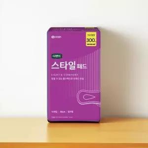 디펜드 스타일 패드 안심대용량 14개 4팩 어른용 여성 속기저귀