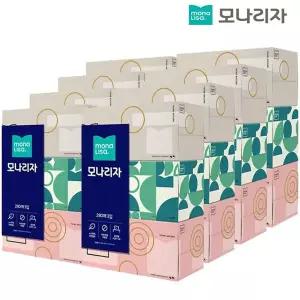 [보리보리/땡큐온]모나리자 미용티슈 무색무형광 280매 3입 x8개