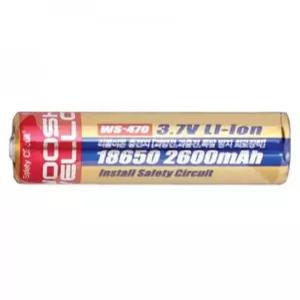 우신 18650 충전 배터리 리튬이온 3.7V 2600mA WS-470 충전용 건전지