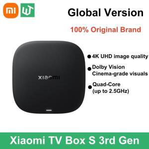 글로벌 버전 Xiaomi Mi TV Box S 3세대 4K Ultra HD Google TV 2G 32G WiFi BT5.2 Google Assistant Netfli
