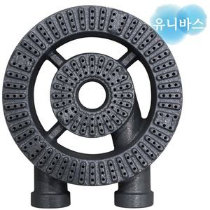 업소용 화구 2열 버너 (일반발) 동글평평발 가스렌지 주물 2구 간택기 간텍기