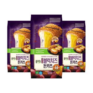 풀무원 군고구마 블럭치즈돈카츠 420g×3개 간편한반찬