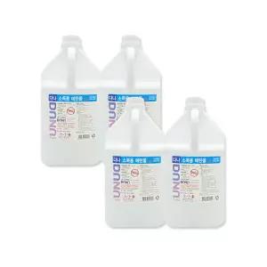 다나제약 에탄올 알콜83% 공간소독 4L x 4개