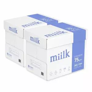 [NS홈쇼핑]밀크(Miilk) A4용지 75g 2박스(5000매)ETV[35391578]