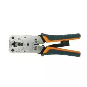 KFT-모듈라압착기 8P8C(RJ45) (1EA)/와이어/배선/전기/전공/전문용/렌선/인터넷/플러그/다기능/랜선/피복