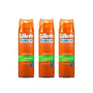 질레트 퓨전 하이드라 센서티브 젤 200ml 3개