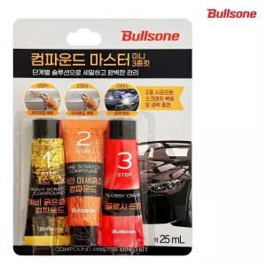 불스원 컴파운드 마스터 미니3종 흠집제거 광택복원/용품/제거제/가성비/리무버/카흠집/복원제/손잡이/차량