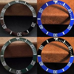 MDV106 1A MDV 107 1A1/1A2 다이빙 시계 용 41mm 베젤 수정 부품 빛나는 스케일 교체 삽입
