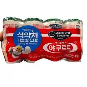 [한국야쿠르트] 거꾸로먹는 야쿠르트 (110ml X 4입) m40523