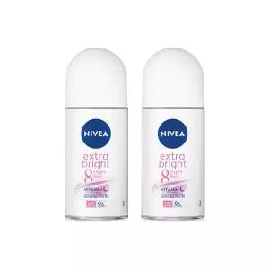 [사용안함]니베아 엑스트라 브라이트 롤온 데오드란트 50ml x2개