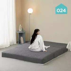 024홈 국민토퍼 3단 접이식 매트리스 적당히 단단한 16cm 슈퍼싱글