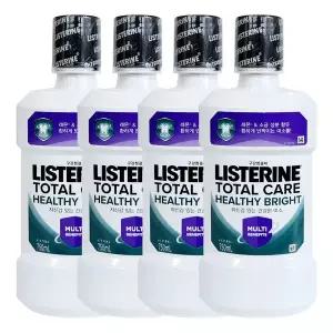 리스테린 토탈케어 헬씨브라이트 750ml X 4개