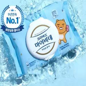 빅딜스 크리넥스 마이비데 물티슈 카카오 캡형 클린케어 40매 x 9팩