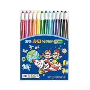 [하프클럽/알티피아]지구 색연필 슈퍼 12색