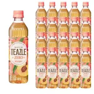 웅진 티즐 제로 피치 우롱티 500ml 20개