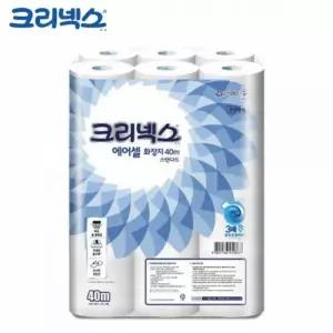 24롤 집들이 하이재지 프리미엄두꺼움 40m 부드러운 녹는 물에