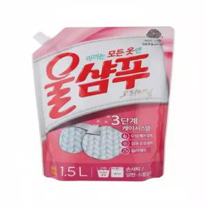 울샴푸 오리지널 울세제 리필 1500ml 4개