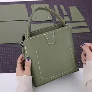 가방 diy 키트 새들 크로스 만들기 가죽 diy 키트 재료 핸드메이드 버킷백 하프문 호보백 취미템 용품