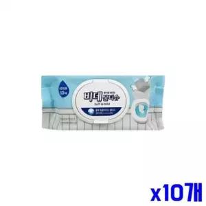 물에 잘 풀리는 비데 물티슈 60매 x10개묶음 비데티슈